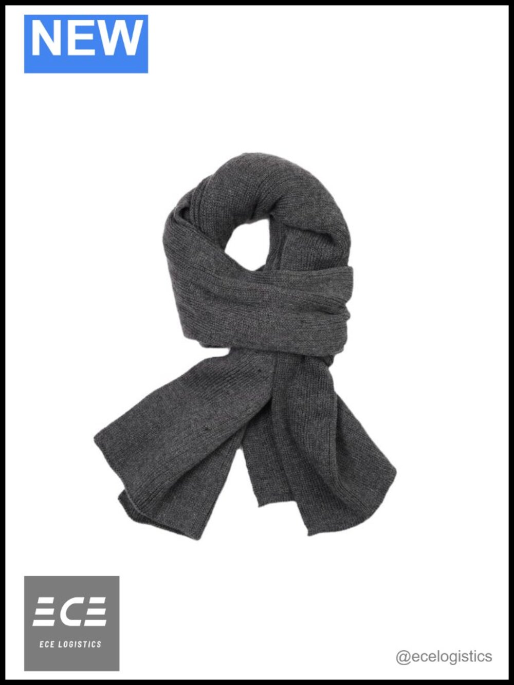 Merino Wool Scarf Unisex Winter Shawl Soft Knit Wrap